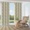 Tropical - Aqua & Teal,Green,Orange & Rust Leaves,Novelty,Tropical & Botanical Upholstery Fabric 54 Inches"